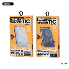 Pin sạc nhanh 22.5w không dây REMAX MC-01 10.000mAh dự phòng CCC magnetic chính hãng [BH 1 năm]