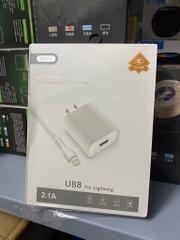 Bộ sạc nhanh 2.1A BYZ U88 (Usb ra iphone lightning) chính hãng [BH: 6 tháng]