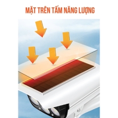 Đèn cảm biến năng lượng mặt trời 2178T , 77SMD LED NGỤY TRANG camera loại xịn [BH: 1 TUẦN]