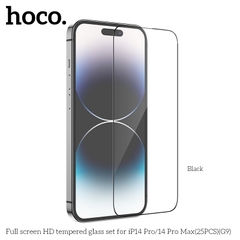 Kính cường lực Hoco G9 cho iPhone 13 / 13 Pro / 14 - miếng dán full màn hình chính hãng / pktn sale