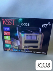 Loa Bluetooth kiêm đài FM thiết kế cổ điển K338/ K339 sang trọng- MÃ VỀ TÙY LÔ [BH: 3 THÁNG]