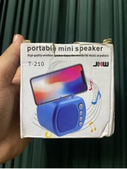 Loa bluetooth mini kiêm giá đỡ T-210 (chưa set giá)