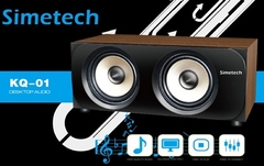 Loa vi tính gỗ 2.0 SIMETECH KQ-01 chính hãng [BH 1 năm]