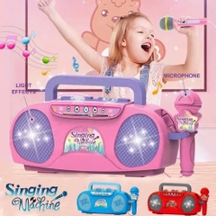 Đồ chơi loa máy hát kèm micro Kuromi siêu xinh cho bé [BH: NONE]