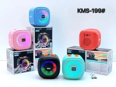 Loa bluetooth KIMISO KMS-199 PowerFull Bass Boost chống nước, có đèn led RGB siêu đẹp, nghe cực hay chính hãng [BH 6 tháng] / pktn sale