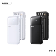 Pin sạc nhanh 22.5w REMAX FCP-1 10.000mAh dự phòng kèm cáp liền pin chính hãng QC3.0 PD [BH 1 năm]