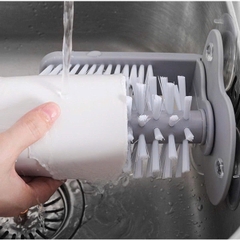 Dụng cụ rửa ly 2in1 cầm tay, gắn bồn rửa chén đa năng [BH: None]