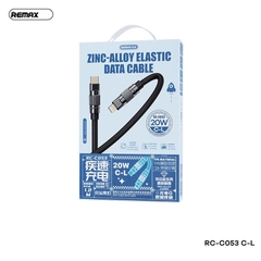 Cáp sạc nhanh 20W REMAX RC-C053 (c-l) Type C ra iPhone Lightning dây mập to chính hãng [BH 1 năm]