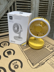 Quạt đèn 88140 tích điện kiêm đèn selfie, quạt mát khi trang điểm và chụp hình tự sướng [BH: 1 Tháng] / pktn sale