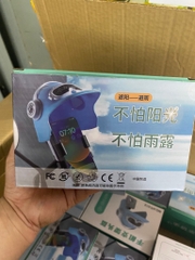 Kẹp, giá đỡ điện thoại HT513 (NÓN ĐEN+ ĐEO TAI NGHE) gắn chân kính [BH: NONE]