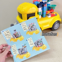 1 Chiếc xe đồ chơi size lớn có thể lắp ráp với Lego cho bé