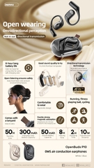 Tai nghe bluetooth Remax OpenBuds P10 Bluetooth V5.4 kiểu dáng airpods chính hãng [BH: 1 năm]