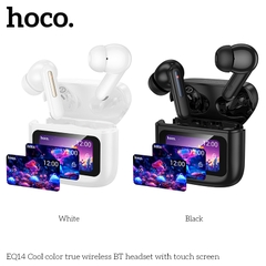Tai nghe bluetooth Hoco EQ14 dock có màn hình cảm ứng siêu nhạy tai nghe mẫu Airpods PRO2 siêu đẹp [Bh 1 Năm]