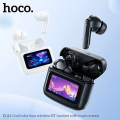 Tai nghe bluetooth Hoco EQ14 dock có màn hình cảm ứng siêu nhạy tai nghe mẫu Airpods PRO2 siêu đẹp [Bh 1 Năm]