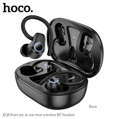 TAI NGHE BLUETOOTH HOCO EQ8 KIỂU DÁNG AIRPODS MÓC TAI SIÊU ĐẸP CHÍNH HÃNG [BH: 1 NĂM]
