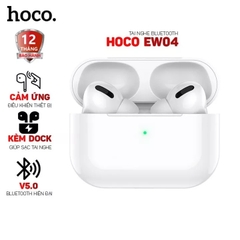 Tai nghe bluetooth HOCO EW04 kiểu dáng airpods chính hãng [BH: 1 năm]