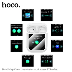 Tai nghe bluetooth HOCO EW80 mẫu airpods 2 có màn hình cảm ứng siêu tiện lợi