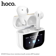 Tai nghe bluetooth HOCO EW89 mẫu Airpods4 dock kèm màn hình LCD siêu tiện lợi