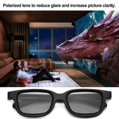 Kính xem phim 3d phân cực gọng nhựa nhẹ  [BH: NONE] / pktn sale