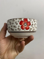 Combo 3 chén/ bát ăn cơm hoạ tiết hình hoa xinh xắn (tray ko box) / pktn sale
