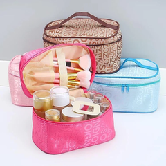Túi đựng đồ trang điểm, mỹ phẩm du lịch nhiều ngăn nhỏ gọn / pktn sale