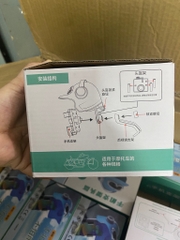 Kẹp, giá đỡ điện thoại HT513 (NÓN ĐEN+ ĐEO TAI NGHE) gắn chân kính [BH: NONE]