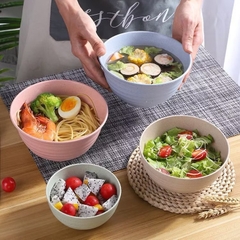 Hộp combo 4 bát/ tô lúa mạch ăn dặm, đựng hoa quả 4 màu nhà bếp