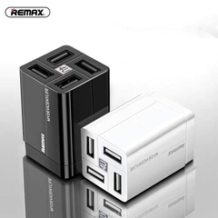 Cóc sạc nhanh 4 cổng usb Remax RP-U43 CN chính hãng 3.4A [BH 1 năm]