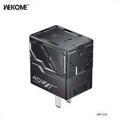 Cóc sạc nhanh 40w WEKOME WP-U14 CN 2 cổng type-c chính hãng [BH 1 năm]