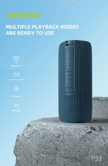 Loa bluetooth cao cấp HopeStar P33 Wireless có đèn led chính hãng siêu hay chống nước IPX6 [BH 6 tháng]