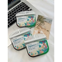 Combo 2 hủ sáp thơm đa năng Nhật Bản SUFECOCO khử mùi tủ lạnh, tủ quần áo, tủ giày v.v - MÙI NGẪU NHIÊN [BH: NONE] 1l9b10