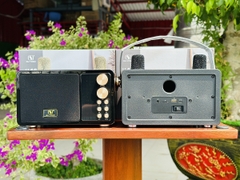 Loa bluetooth karaoke YOSD YS-603 kèm 2 micro không dây siêu đẹp cực hay xách tay chính hãng [BH 6 tháng]