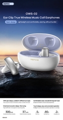 Tai nghe bluetooth REMAX OWS-02 kiểu móc tai siêu đẹp bluetooth v5.4 pin 37/300mAh chính hãng