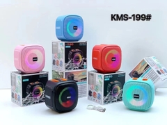 Loa bluetooth KIMISO KMS-199 PowerFull Bass Boost chống nước, có đèn led RGB siêu đẹp, nghe cực hay chính hãng [BH 6 tháng] / pktn sale
