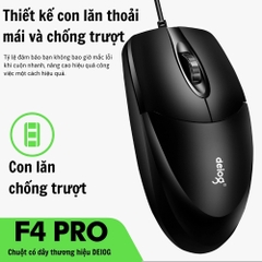 Chuột có dây Deyilong DY-F4 PRO chuyên dùng cho dân văn phòng chính hãng [BH 1 Năm]