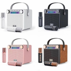 Loa bluetooth karaoke YOSD YS-601 kèm 2 micro không dây siêu đẹp cực hay xách tay chính hãng [BH 6 tháng]