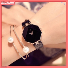 Đồng hồ nữ Bluelans dây giả da thời trang (thanh lý rẻ - ko sẵn pin) / pktn sale