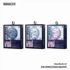 Tai nghe bluetooth REMAX CLEARBUDS C2 V5.3 TWS kiểu dáng airpods true wireless chính hãng [BH 1 năm]
