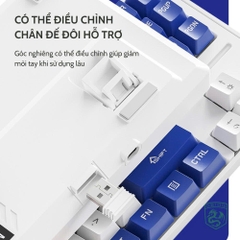 BÀN PHÍM CƠ KHÔNG DÂY BLUETOOTH DEIOG GK87 3 CHẾ ĐỘ CHÍNH HÃNG (BLUE SWITCH/RED SWITCH) [BH 1 NĂM]