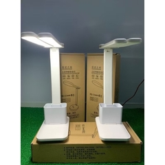 Đèn học 3in1 kiêm hộp bút, giá đỡ điện thoại đèn bàn chống cận 2 LED riêng biệt tiện lợi [BH: 1 TUẦN] 1l1a9