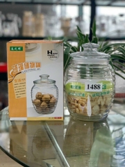 Hủ thuỷ tinh kèm nắp đậy HW1488 1.8 lít  đựng mật ong, gia vị, ngũ cốc đa năng [BH: None]