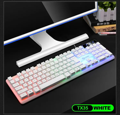 Bàn phím có dây GAMING SUSPENDED TX35 Limeme giả cơ full led chính hãng [BH 6 Tháng]