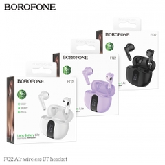 Tai nghe bluetooth BOROFONE FQ2 true wireless kiểu dáng AIRPODS chính hãng [BH 1 năm]