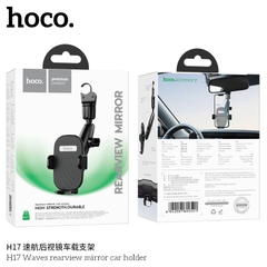 Giá đỡ điện thoại gắn gương chiếu hậu HOCO H17 xoay 360 độ chính hãng [BH 1 Năm]