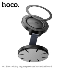 Giá đỡ điện thoại trên oto xe hơi HOCO H61 dạng hít từ tính siêu đẹp