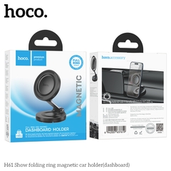 Giá đỡ điện thoại trên oto xe hơi HOCO H61 dạng hít từ tính siêu đẹp