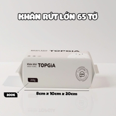 1 gói khăn rút lau mặt TG003 wash towel gấu bắc cực siêu thấm ( 1 gói 65 tờ ~200gr)