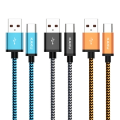 Cáp Sạc Nhanh usb ra Type C KAKU KSC-107 Dây Dù 1M Chính Hãng [BH 6 tháng]