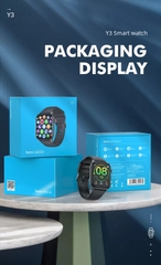 Đồng hồ thông minh HOCO Y3 smart watch 8 Chế độ thể thao, theo dõi nhịp tim, giấc ngủ, nhắc nhở vận động chính hãng [BH 1 năm]