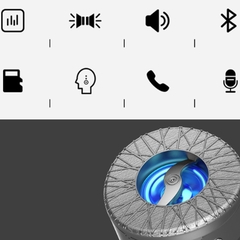 Loa bluetooth Manovo A5 mẫu tròn có led [BH 3 tháng] / pktn sale
